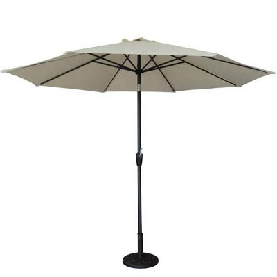 China UV Protection Waterproof 9' Adjustable Tilt Durable Table Umbrella Patio Lounge Umbrella Outdoor Market Umbrella With Crank for sale