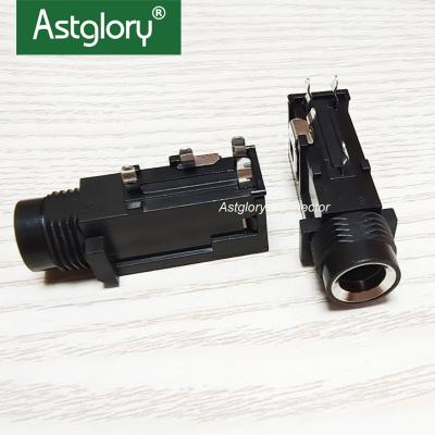 China audio & Astglory Video Class A 6.35MM STEREO JACK, PCB 4 PIN for sale