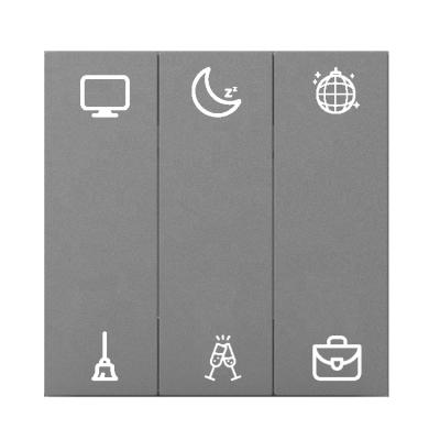 China 4 Band Zigbee Scene Switch WiFi Scene Controller Residential Wireless Smart Scene Remote Control Switch for sale