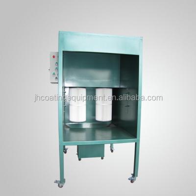 China Powder Coating For Small Metal Parts Manual Small Powder Coating Spray Booth For Homuse Or Small Factory for sale