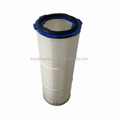 China Recycle Powder Coating Cartridge Filter Easy Clean Recycling Powder Coating Excellent Antistatic Spray Booth for sale