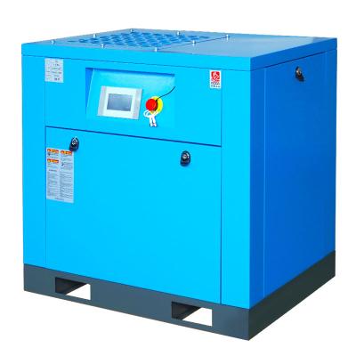 China Lubricated Screw Air Compressor With Air Dryer And Air Tank Screw Compressor for sale