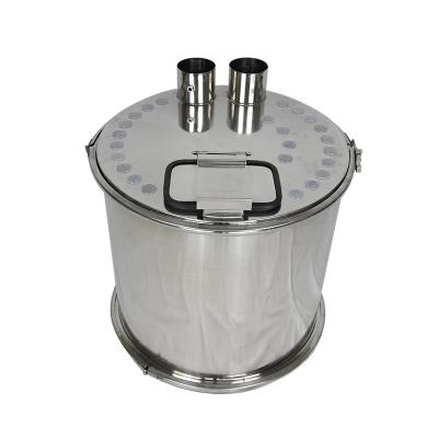 China Large Stainless Steel Powder Hopper Powder Container Stainless Steel Powder Hoppers for sale