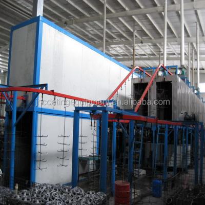 China Machinery Repair Shops Metal Surface Finishing Liquid Painting Industrial Paint Line for sale