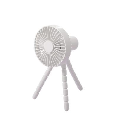 China Wholesale Flexible Tripod Electric Fans Flexible Tripod Clip On Mini Usb Charging Wireless Portable Fan for sale