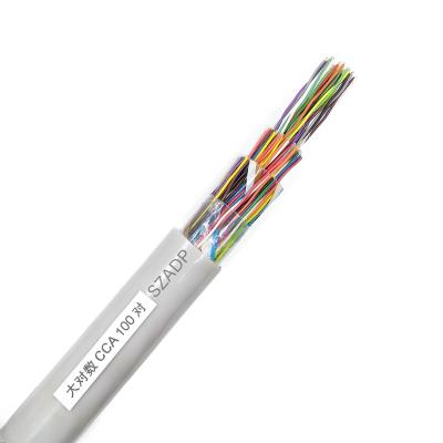 China Hot Sale 1000FT Because/CCA/CCS 10 Pairs/100 Pairs HYA Data Telecommunication Cable Underground Telephone Cable for sale