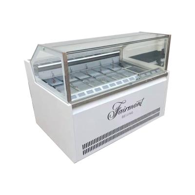 China Single-temperature Ice Cream Display Freezer Under Counter Commercial Gelato Scoop Ice Cream Display Freezer for sale