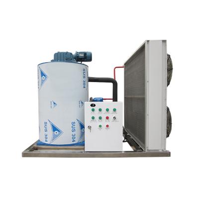 China Hotels 3 tons commercial freshwater /seawater flake ice machine for supermarket and shopping malls for sale