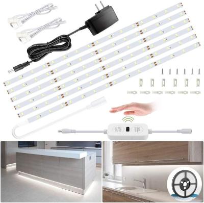 China Living Room 6M/20FT LED Under Cabinet Lighting Kit , Hand Wave Strip Light Activated Under Counter Lights For Sideboard for sale