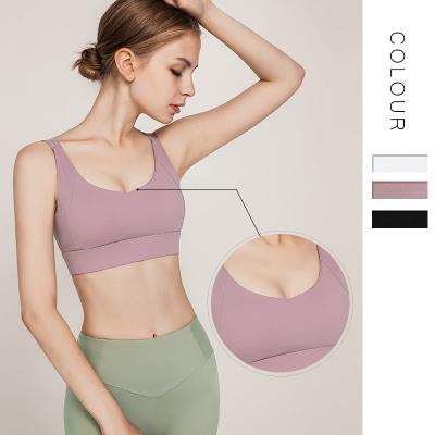 China Breathable Sports Bra Training Gym Underwear Yoga Shockproof Bra For Women for sale