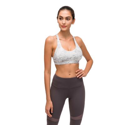 China 2021 Breathable The New Back Shockproof Beauty Gather Ladies Sports Bra No Steel Ring Fitness Vest Yoga Underwear for sale