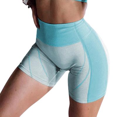 China New Women's Seamless Yoga Shorts Fishing Tight-fitting Hip Sports Yoga Shorts Sweat-absorbent Fitness Women's Breathable Shorts for sale