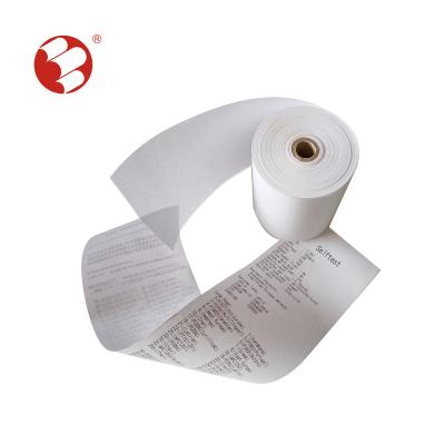 China POS Machine Honey Core Receipt Paper Rolls With Deep Printing Image for sale