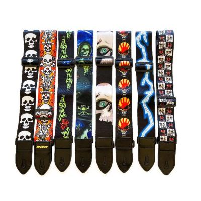 China GUITAR Good Quality For Cross - Body Soft Strong Black Shoulder Strap Anti-wrinkle Guitar Straps for sale