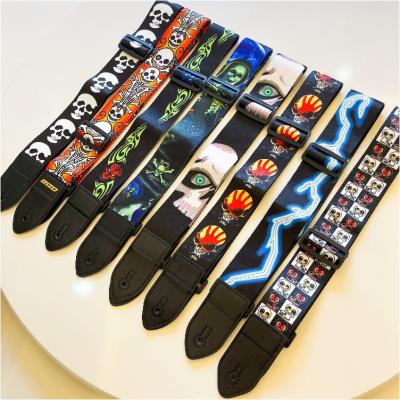 China Factory Hot Selling Electric GUITAR Custom Strap For Cross - Body Soft Strong Anti-wrinkle Guitar Straps for sale