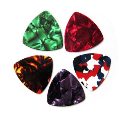 China GUITAR Factory Good Hardness Celluloid Guitar Picks White Finger Plastic Chinese Wooden Custom Various Pick Colors for sale