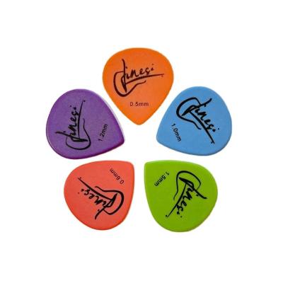 China GUITAR 0.50mm 0.70mm 1.0mm 1.2mm Colorful silk printing 1.5mm delrin celluloid guitar picks for sale