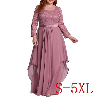 China 2022 New Arrivals Sustainable Woman Clothes Wholesale Fashion Apparel Elegant Dresses Cutout Lace Up O Neck Long Sleeves Dress for sale