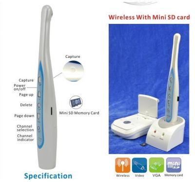 China Digital HD Wireless Dental Intraoral Camera , Dental Digital Sensors for sale