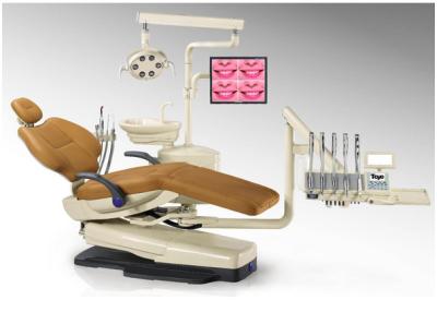 China Luxury PU Cushion Ergonomic Dental Chair Units AC110V / 50Hz for sale