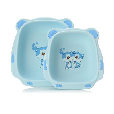 China 2021 viable wholesale portable baby wash basin cartoon plastic basin for newborn baby for sale