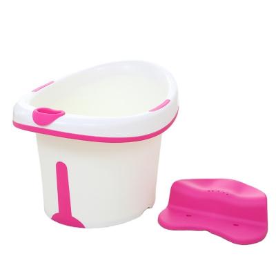 China Bath Factory Small Plastic Basin Tub Bucket Sustainable Waterproof Baby Material for sale