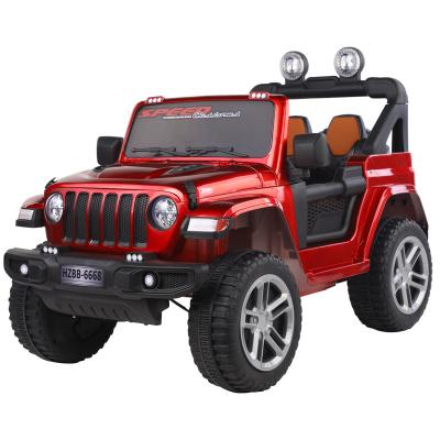 China High Quality Hot Selling MP3 Music Player Design Provide Remote Control Kids Car Electric Four-wheel Children Car Two Seat for sale