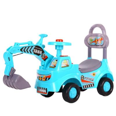 China Music 2022 outdoor good quality hot-selling parent-child toys kids ride on car excavator children's toy car for sale for sale