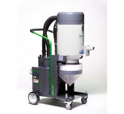 China Dangerous Filter Dust VILLO HEPA Automatic Cleaning Industrial Vacuum Cleaner For Floor Grinding for sale