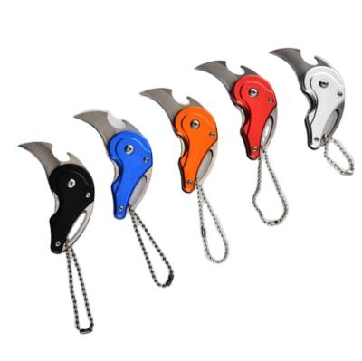 China Easy Carry Survival Tool Pocket Survival Neck Outdoor Camping Portable Knife Low Price Custom Logo Small for sale