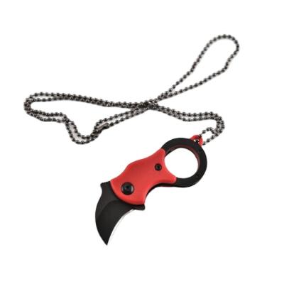 China Easy Carry Practical Hot Sale Stainless Steel Blade Material Outdoor Camping Tools Multi Function Neck Knife for sale