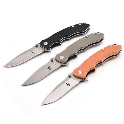 China Easy Carry New Arrival Outdoor Survival Hunting Pocket Tactical Folding Camping Knife With Handle The Group Of Ten for sale