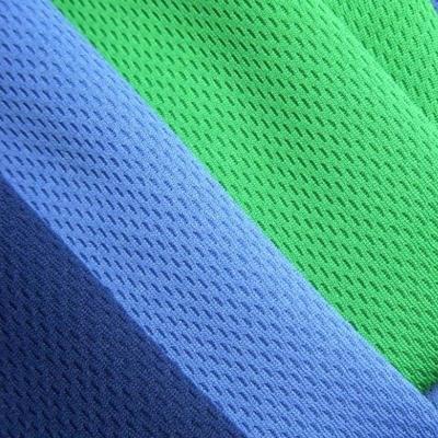 China Tracksuit fabric 100% polyester bird eye mesh jersey fabric for sportswear for sale