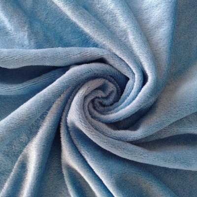 China 2021 toy super soft 100% polyester velvet fabric super soft knitting fabric super soft crystal velvet fabric for sale