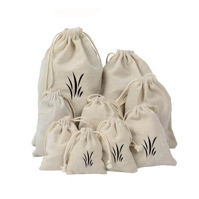 China Twine Drawstring Canvas Covers 12 oz Thick Colored Cotton Eco-Friendly Canvas Eco-Friendly Doubles Bag Custom Size Shoes Pouch for sale