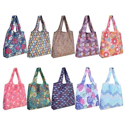 China Custom Reusable Eco-Friendly Grocery Shopping Tote Bags Foldable Washable Grocery Eco-Friendly Bag With Attached Pouch for sale