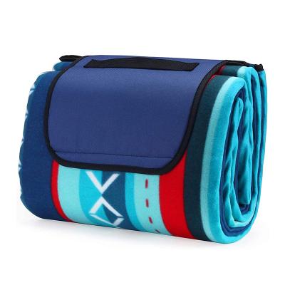 China Wholesale Custom Logo Picnic Blanket Rug Waterproof Portable Pocket Camping Waterproof Light Goods for sale