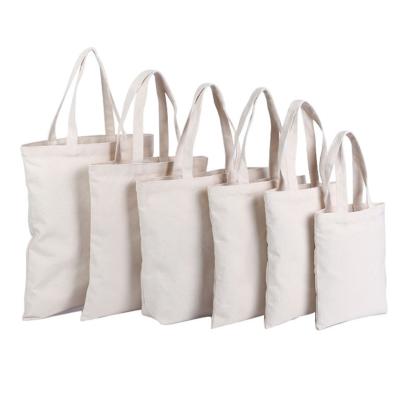 China Fashion Print Blank Eco-friendly Custom Heavy Duty Grocery Gift Bags Polyester Cotton Canvas Tote Book Bag Reusable Shopping Storage Bags for sale