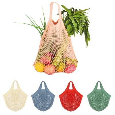 China Eco-Friendly Organic Cotton Fruit Vegetable Grocery Shopping Bag for sale