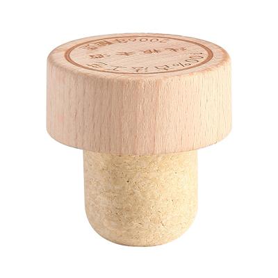 China TIANLEICORK Natural Tapered Cork Stopper Bottle Lids Non Spill Cork Used Wine Bottle Stopper Synthetic Cork for sale