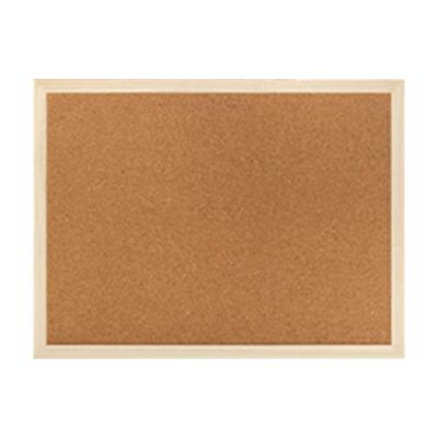 China Single Sided TIANLEICORK DRAWING BOARD Wood Structure Rectangle Cork Board For Walls for sale