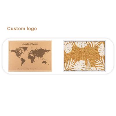 China DRAWING BOARD TIANLEICORK Custom Logo Cork Board With Custom Print for sale