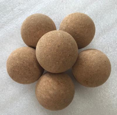 China Wholesale Hot Sale Cork Ball Yoga Massage Ball Natural Cork Massage Ball For Neck Wholesale Natural Foot Massage Yoga Exercise for sale