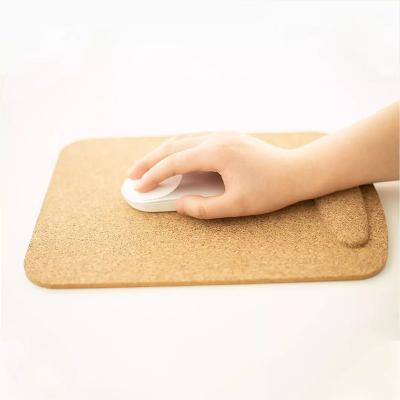 China 100% Pure Cork Self Healing Cutting Custom Natural Mouse Pad Eco-Friendly Cork Wrist Rest Gaming Small Mouse Pad With for sale