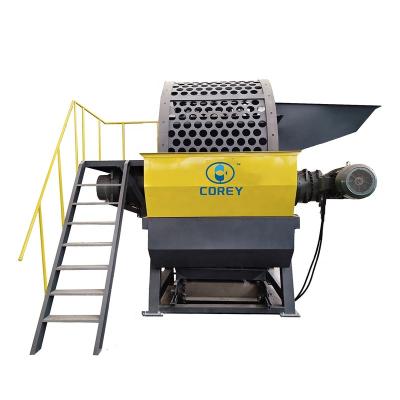 China Factory Used Tire Shredder Machine Waste Tire Recycling Plant Power Technical Sales Rubber Mesh Customized HEN Power Technical Sales Rubber RCP Powder Weight ISO for sale