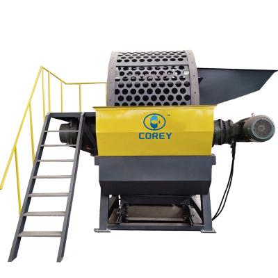 China Upgraded Factory Products New Automatic Tire Recycling Crumb Machine Tire Shredder Waste Tire Rubber Shredder In Rubber Recycling Plant for sale