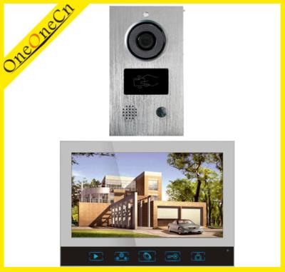 China Motion Detector RFID Intercom Video Door phone 7'' LCD Touch Keypad Super Thin OC320205 for sale