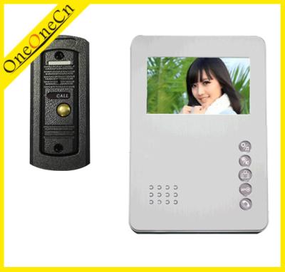 China Wired Intercom Video Door phone 4.3'' LCD Metal Outdoor Unit for villa OC323202 for sale