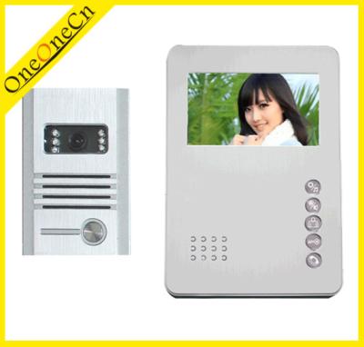 China 4.3'' LCD Wired Intercom Video Door phone Metal Outdoor Unit for villa OC323201 for sale