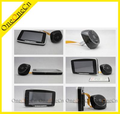 China Touch Screen Digital Peephole Door Viewer Support SIM card and SMS 5 inch for sale